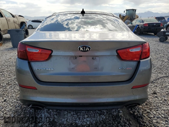 2015 Kia Optima EX с VIN 5XXGN4A71FG514109, выставлен на аукционе Copart как лот 60502465 с пробегом 190 945 миль миль и Списание • Salvage title. История ставок и продаж доступна на DreamBid. Изображение 6.