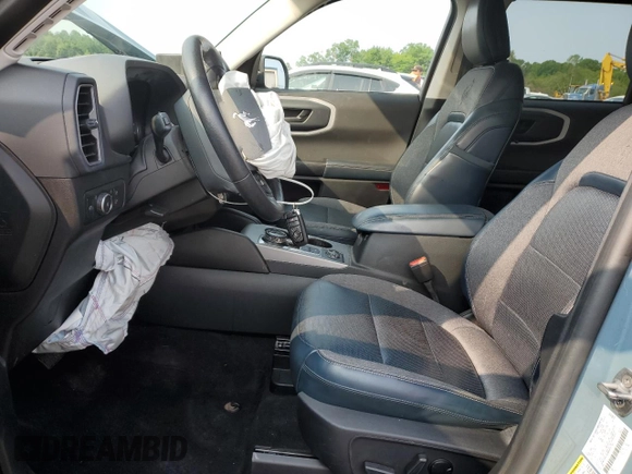 2021 Ford Bronco Sport Outer Banks with VIN 3FMCR9C60MRA57792, listed as a Copart auction lot 60285715 with 44,784 mi miles and Salvage title. Bid and sale history available at DreamBid. Image 7.