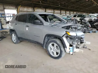 2023 Jeep Compass Sport с VIN 3C4NJDANXPT557094, выставлен на аукционе Copart как лот 84733764 с пробегом Не указан миль и Списание • Salvage title. История ставок и продаж доступна на DreamBid. Изображение 4.