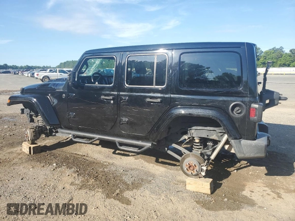 2022 Jeep Wrangler Unlimited Sport S with VIN 1C4HJXDG6NW133351, listed as a Copart auction lot 62159475 with 45,412 mi miles and Salvage title. Bid and sale history available at DreamBid. Image 2.