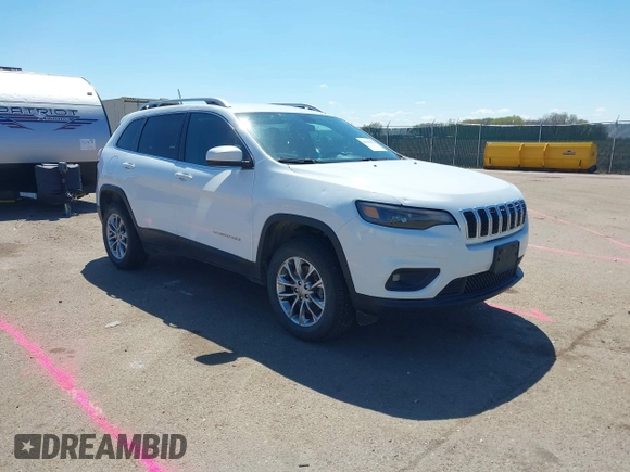 2019 Jeep Cherokee Latitude Plus with VIN 1C4PJMLB8KD112699, listed as a IAAI auction lot 42166892 with 128,396 mi miles and . Bid and sale history available at DreamBid. Image 1.