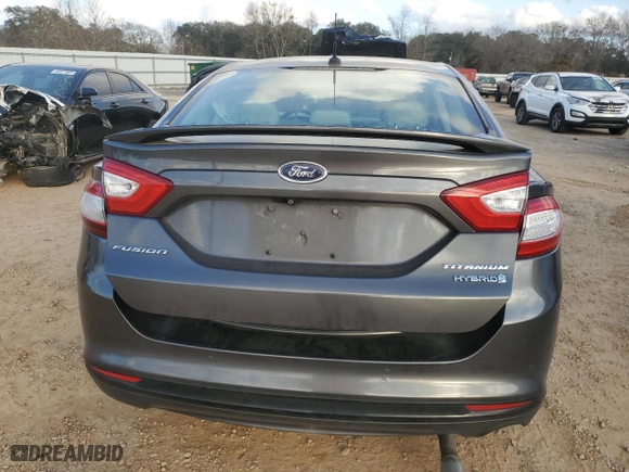 2015 Ford Fusion Titanium Hybrid with VIN 3FA6P0RU9FR172909, listed as a Copart auction lot 44025515 with 93,141 mi miles and Salvage Title. Bid and sale history available at carsss.com. Image 6.
