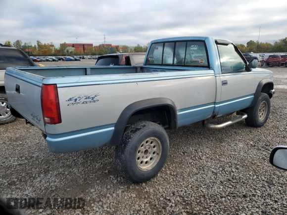 1989 GMC Sierra 1500 with VIN 2GTEK14K1K1505120, listed as a Copart auction lot 75048144 with 89,746 mi miles and Salvage Title. Bid and sale history available at DreamBid. Image 3.