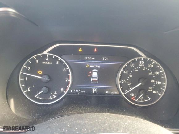 2018 Nissan Maxima SL with VIN 1N4AA6AP2JC367519, listed as a Copart auction lot 50419915 with 118,216 mi miles and Clean Title. Bid and sale history available at carsss.com. Image 9.