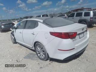 2015 Kia Optima EX with VIN 5XXGN4A71FG493648, listed as a IAAI auction lot 32483878 with Not provided miles and . Bid and sale history available at DreamBid. Image 3.