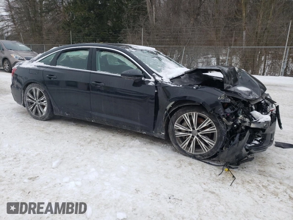2019 Audi A6 Premium Plus with VIN WAUL2AF26KN090960, listed as a Copart auction lot 42331955 with 0 mi miles and Salvage Title. Bid and sale history available at carsss.com. Image 4.