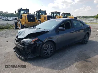 2019 Toyota Corolla L with VIN 5YFBURHE4KP905125, listed as a Copart auction lot 60033005 with 129,677 mi miles and Salvage title. Bid and sale history available at DreamBid. Image 1.