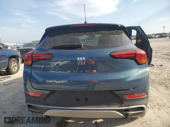 2025 Buick Encore GX Preferred with VIN KL4AMBSP5SB078497, listed as a Copart auction lot 52689855 with 2,918 mi miles and Salvage title. Bid and sale history available at DreamBid. Image 6.