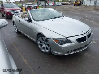 2006 BMW 6 Series 650Ci with VIN WBAEK13406CN76356, listed as a IAAI auction lot 41927866 with 1 mi miles. Bid and sale history available at carsss.com. Image 1.
