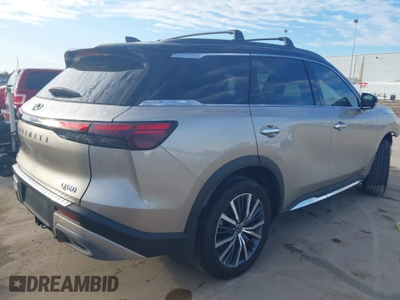 2024 Infiniti QX60 Autograph with VIN 5N1DL1HU0RC353223, listed as a IAAI auction lot 41356678 with 20,047 mi miles and . Bid and sale history available at DreamBid. Image 4.