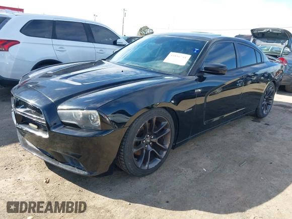 2013 Dodge Charger RT with VIN 2C3CDXCT2DH503048, listed as a IAAI auction lot 41856741 with 88,750 mi miles and . Bid and sale history available at carsss.com. Image 2.