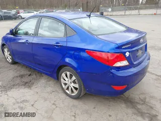 2012 Hyundai Accent GLS with VIN KMHCU4AE8CU115781, listed as a IAAI auction lot 42057951 with 150,441 mi miles. Bid and sale history available at carsss.com. Image 3.