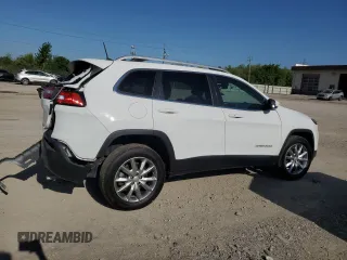 2018 Jeep Cherokee Limited with VIN 1C4PJMDX7JD607226, listed as a Copart auction lot 56944715 with 77,258 mi miles and Salvage title. Bid and sale history available at DreamBid. Image 3.