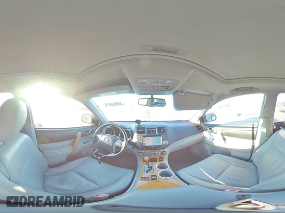 2009 Toyota Highlander Limited with VIN JTEEW44A492028718, listed as a Copart auction lot 48860015 with 145,886 mi miles and Salvage title. Bid and sale history available at DreamBid. Image 14.