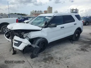 2016 Ford Police Interceptor Utility z VIN 1FM5K8AR9GGC35764, wystawiony jako Copart lot #54386065 z przebiegiem Nie podano mil oraz Szkody całkowita. Historia ofert i sprzedaży dostępna na DreamBid. Obrazek 1.
