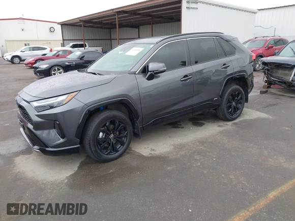 2024 Toyota RAV4 Hybrid SE with VIN 2T3T6RFV0RW055852, listed as a IAAI auction lot 41804088 with 36,428 mi miles and . Bid and sale history available at DreamBid. Image 18.