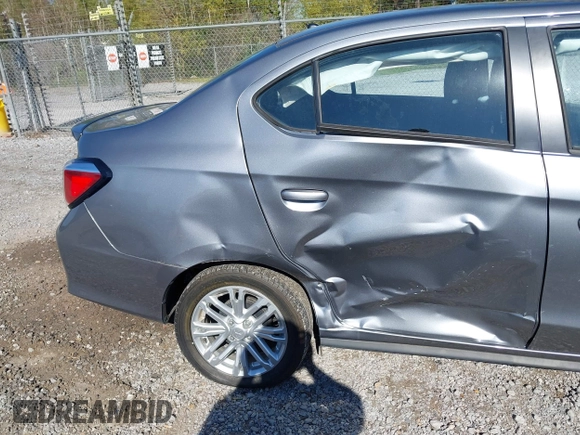 2022 Mitsubishi Mirage ES z VIN ML32FUFJ3NHF08881, wystawiony jako IAAI lot #41870193 z przebiegiem 38 474 mil mil oraz . Historia ofert i sprzedaży dostępna na DreamBid. Obrazek 6.