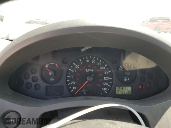 2005 Ford Focus S with VIN 1FAFP34N05W296550, listed as a Copart auction lot 59391835 with 216,509 mi miles and Salvage title. Bid and sale history available at DreamBid. Image 9.