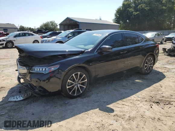 2016 Acura TLX Advance with VIN 19UUB2F77GA005343, listed as a Copart auction lot 71362304 with 124,115 mi miles and Salvage title. Bid and sale history available at DreamBid. Image 1.