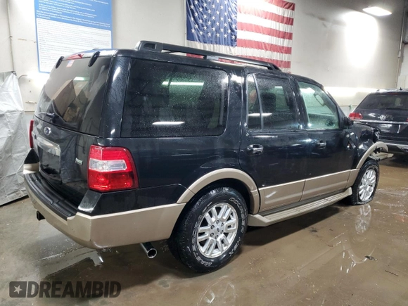 2013 Ford Expedition XLT with VIN 1FMJU1J58DEF61463, listed as a Copart auction lot 47493425 with 111,634 mi miles and Salvage title. Bid and sale history available at DreamBid. Image 3.