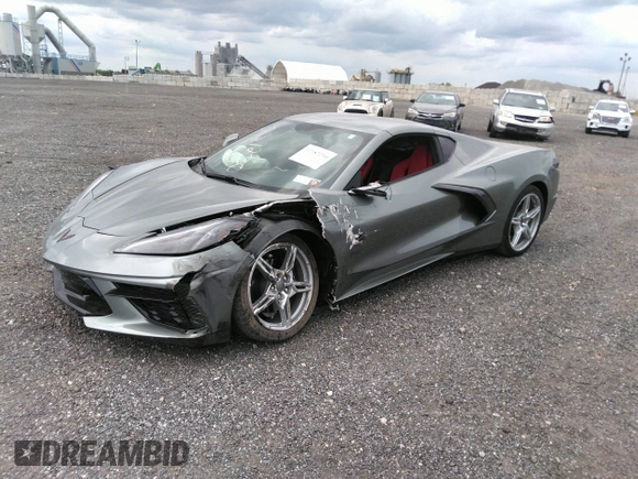 2023 Chevrolet Corvette 1LT with VIN 1G1YA2D43P5121118, listed as a IAAI auction lot 37187230 with 2,094 mi miles and . Bid and sale history available at DreamBid. Image 2.