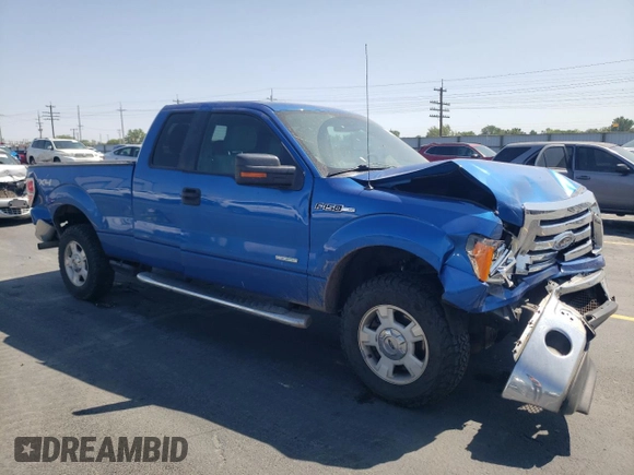 2011 Ford F-150 XL with VIN 1FTFX1ET6BFC73197, listed as a Copart auction lot 59228975 with Not provided miles and Salvage title. Bid and sale history available at DreamBid. Image 4.