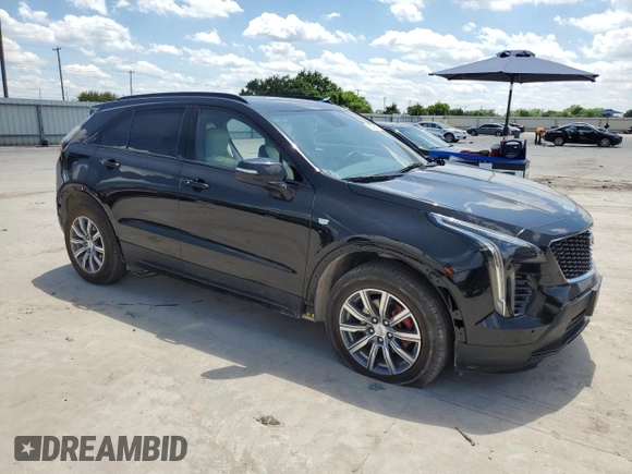 2021 Cadillac XT4 AWD Sport with VIN 1GYFZFR43MF054379, listed as a Copart auction lot 55338315 with 53,693 mi miles and Salvage title. Bid and sale history available at DreamBid. Image 4.