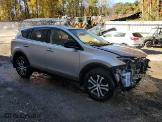 2017 Toyota RAV4 LE with VIN 2T3BFREV2HW692706, listed as a Copart auction lot 76488804 with 53,249 mi miles and Salvage Title. Bid and sale history available at carsss.com. Image 4.