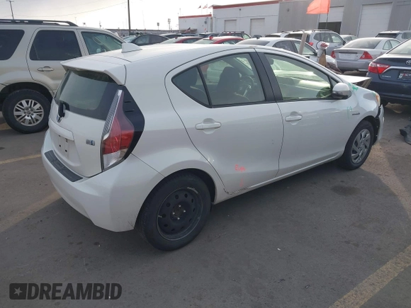 2015 Toyota Prius One with VIN JTDKDTB31F1579038, listed as a IAAI auction lot 41554520 with 166,594 mi miles and . Bid and sale history available at DreamBid. Image 4.