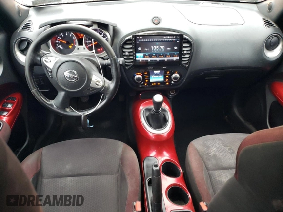 2012 Nissan Juke SV with VIN JN8AF5MR6CT106906, listed as a Copart auction lot 72435394 with 167,292 mi miles and Salvage Title. Bid and sale history available at carsss.com. Image 8.