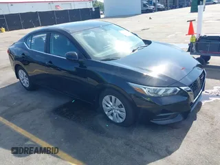 2020 Nissan Sentra S with VIN 3N1AB8BV4LY205923, listed as a IAAI auction lot 42060259 with 49,412 mi miles. Bid and sale history available at carsss.com. Image 1.