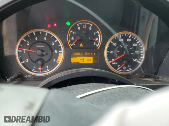 2013 Nissan Titan SL with VIN 1N6BA0ED6DN313867, listed as a Copart auction lot 44257975 with 108,969 mi miles and Salvage Title. Bid and sale history available at carsss.com. Image 9.