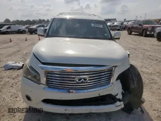 2014 Infiniti QX80 with VIN JN8AZ2NF9E9556026, listed as a Copart auction lot 58064825 with 177,104 mi miles and Salvage title. Bid and sale history available at DreamBid. Image 5.