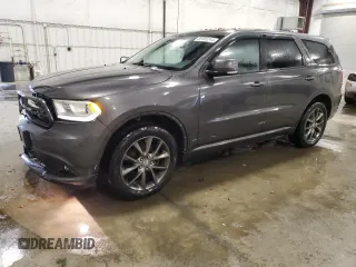 2017 Dodge Durango GT with VIN 1C4RDJDG7HC791033, listed as a Copart auction lot 85165244 with 190,070 mi miles and Non Repairable. Bid and sale history available at carsss.com. Image 1.