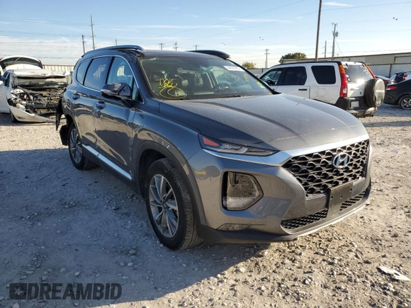 2020 Hyundai Santa Fe SEL with VIN 5NMS3CAD2LH145970, listed as a Copart auction lot 64923902 with 15,713 mi miles. Bid and sale history available at carsss.com. Image 1.