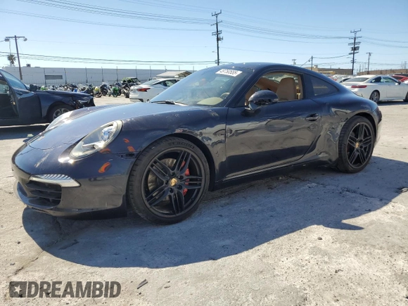 2012 Porsche 911 991 Carrera S with VIN WP0AB2A97CS121138, listed as a Copart auction lot 49750555 with 85,909 mi miles and Salvage Title. Bid and sale history available at carsss.com. Image 1.