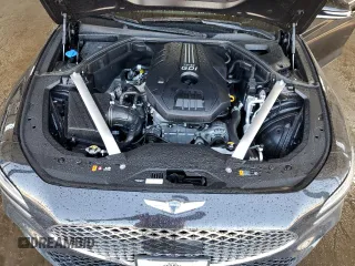2023 Genesis G70 2.0T with VIN KMTG34TA6PU129124, listed as a Copart auction lot 58492934 with 13,407 mi miles and Clean Title. Bid and sale history available at carsss.com. Image 11.