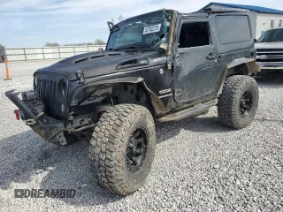 2016 Jeep Wrangler Sport with VIN 1C4AJWAG3GL223139, listed as a Copart auction lot 53782275 with 96,640 mi miles and Salvage Title. Bid and sale history available at carsss.com. Image 1.