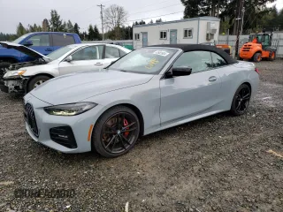 2023 BMW 4 Series 430i xDrive with VIN WBA43AT04PCM26175, listed as a Copart auction lot 42683904 with 5,616 mi miles and . Bid and sale history available at DreamBid. Image 1.