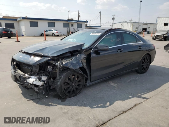 2018 Mercedes-Benz CLA 250 with VIN WDDSJ4EB4JN596540, listed as a Copart auction lot 66037943 with 97,530 mi miles and . Bid and sale history available at DreamBid. Image 1.