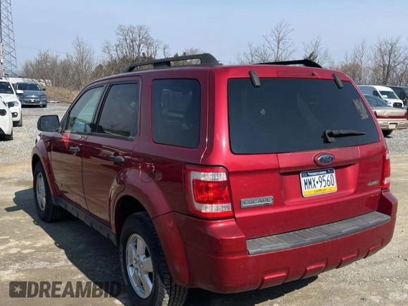 2008 Ford Escape XLT with VIN 1FMCU931X8KD40679, listed as a Copart auction lot 58637585 with 135,391 mi miles and Clean title. Bid and sale history available at DreamBid. Image 3.
