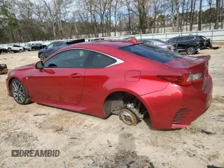 2016 Lexus RC 350 F Sport with VIN JTHHE5BC5G5014089, listed as a Copart auction lot 45663315 with 148,303 mi miles and Salvage Title. Bid and sale history available at DreamBid. Image 2.
