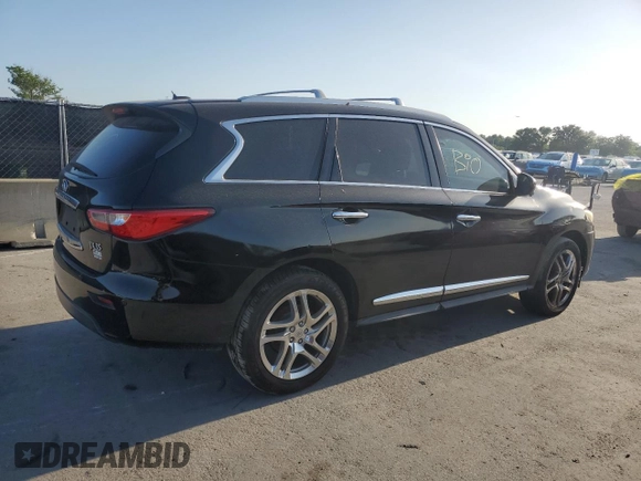 2013 Infiniti JX35 with VIN 5N1AL0MN8DC337730, listed as a Copart auction lot 52768785 with 146,067 mi miles and Clean Title. Bid and sale history available at carsss.com. Image 3.