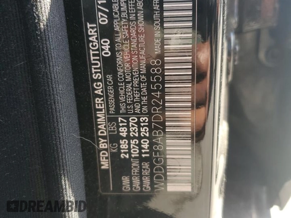 2013 Mercedes-Benz C 300 Sport z VIN WDDGF8AB7DR245588, wystawiony jako Copart lot #58091295 z przebiegiem 90 242 mil mil oraz Szkoda całkowita • Salvage title. Historia ofert i sprzedaży dostępna na DreamBid. Obrazek 12.