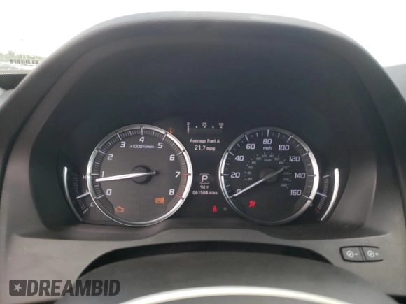 2020 Acura MDX Technology with VIN 5J8YD3H50LL018172, listed as a Copart auction lot 62279265 with 61,584 mi miles and Salvage title. Bid and sale history available at DreamBid. Image 9.