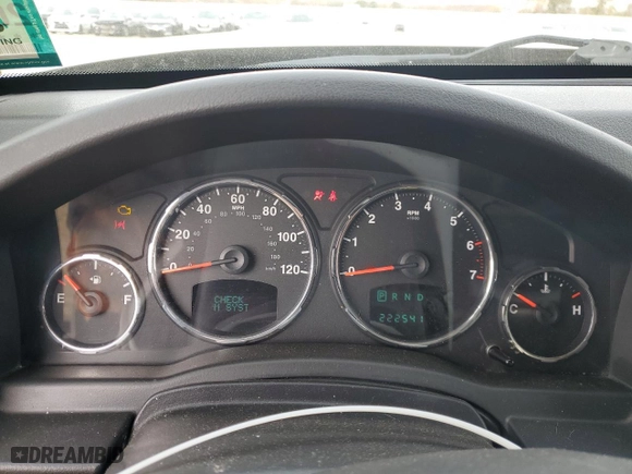 2009 Jeep Liberty Limited with VIN 1J8GN58K39W507318, listed as a Copart auction lot 80220504 with 222,541 mi miles and Salvage Title. Bid and sale history available at carsss.com. Image 9.