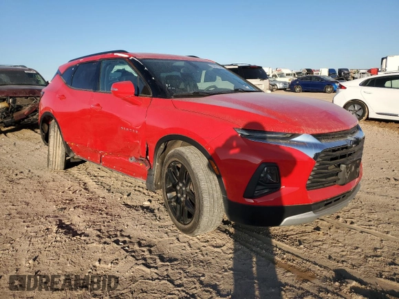 2019 Chevrolet Blazer with VIN 3GNKBHRS8KS669111, listed as a Copart auction lot 83071944 with 15,086 mi miles and Salvage title. Bid and sale history available at DreamBid. Image 4.