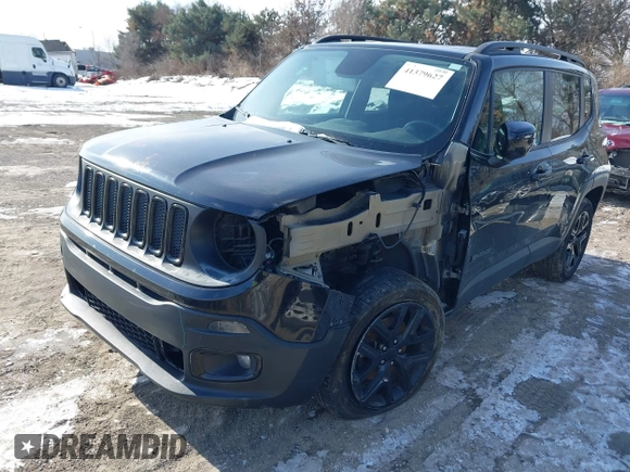 2016 Jeep Renegade Latitude with VIN ZACCJBBT8GPD00919, listed as a IAAI auction lot 41379627 with 104,791 mi miles. Bid and sale history available at carsss.com. Image 2.