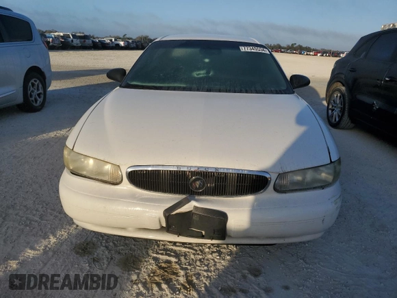2003 Buick Century Custom with VIN 2G4WS52J131230562, listed as a Copart auction lot 77345534 with 0 mi miles and Salvage Title. Bid and sale history available at carsss.com. Image 5.