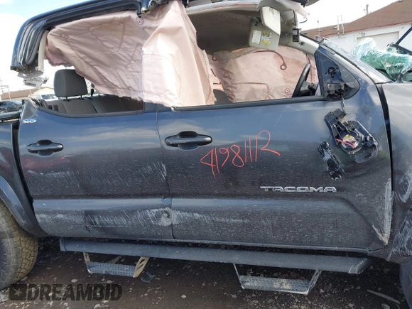 2020 Toyota Tacoma SR5 with VIN 3TMCZ5AN8LM322350, listed as a IAAI auction lot 41981112 with 22,483 mi miles and . Bid and sale history available at DreamBid. Image 13.